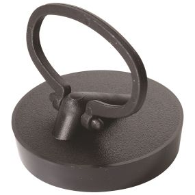 McAlpine PVC Plug with Handle (1.3/4 Inch) (Black)