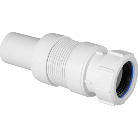McAlpine Universal Short Flexible Connector (Compression x Spigot) (1.1/4 Inch)