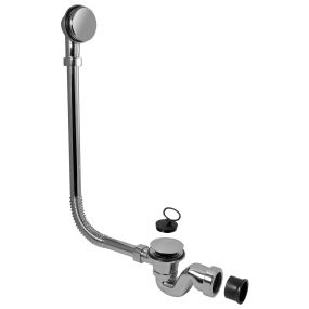 McAlpine Seal Bath Trap and Overflow (42mm x 25mm) (Chrome Plated Brass)