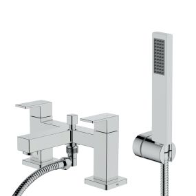 McAlpine Fyne 2 Taphole Bath Shower Mixer Tap (Chrome)