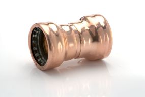 Copper Push-Fit Straight Coupling (10mm)