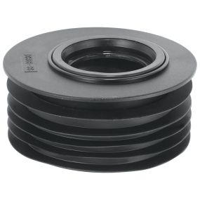 McAlpine Drain Connector Offset Reducer (4 x 2 Inch) (Black)
