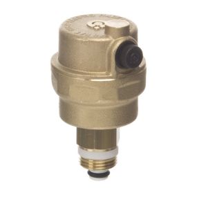 Altecnic Robocal Automatic Air Vent Horizontal Discharge with Check Valve (3/8 Inch M BSP)