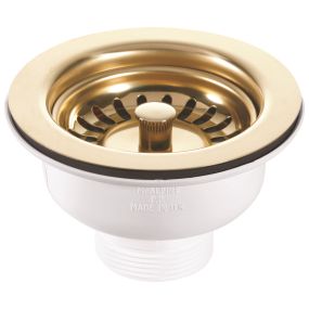 McAlpine Basket Strainer Waste Gold (1.1/2 Inch)