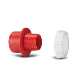 Polyfast Red Polyethylene Adaptor Set (25mm x 3/4 Inch)