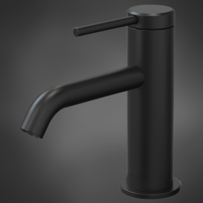 LeoNova Apex Noir Basin Mixer Matt Black Tap *Warehouse Clearance*