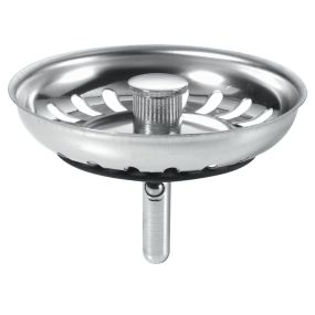 McAlpine Strainer Plug with Stemball Stainless Steel