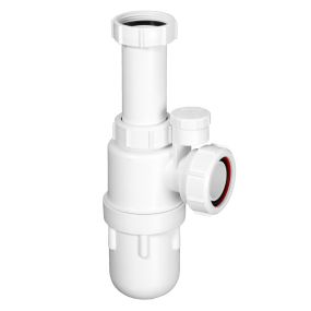McAlpine Adjustable Silent Bottle Trap with Non Return Valve (1.1/2 Inch)