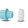 Polyfast Light Blue Polyethylene Adaptor Set (20mm x 1/2 Inch)