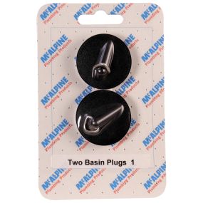 McAlpine Two Basin Plugs (No. 1 Handipak)