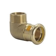 Press Fit M Profile Male Iron Elbow GAS CxM