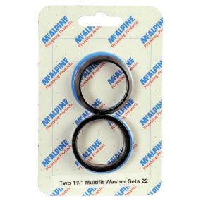 McAlpine Multifit Washer Sets (No. 22 Handipak) (1.1/4 Inch) (Pack of 2)