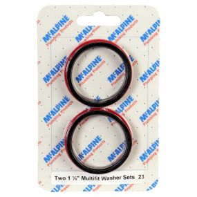 McAlpine Multifit Washer Sets (No. 23 Handipak) (1.1/2 Inch) (Pack of 2)
