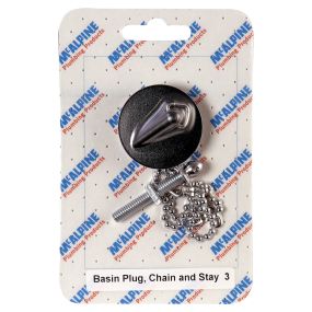 McAlpine Basin Plug Chain and Stay (No. 3 Handipak)
