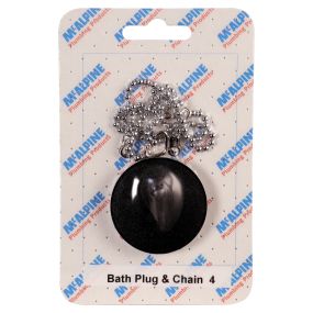 McAlpine Bath Plug and Chain (No. 4 Handipak)