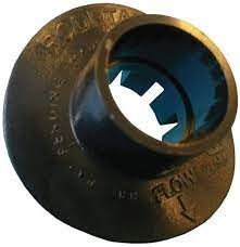 Rodetal Primaflow Big Boss Adaptor (1.1/4 Inch x 110mm) (Black)