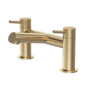Fresssh Bay Bath Mixer Tap (Brushed Brass)