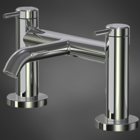LeoNova Apex Deck Mounted Bath Filler Chrome Tap *Warehouse Clearance*