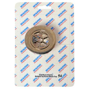 McAlpine Waste and Grid for Shower Trap (No. 54 Handipak) (Gold)