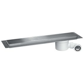 McAlpine SlimLine Finish Channel Drain (1000mm) (Brushed)