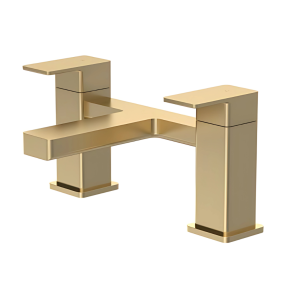 Fresssh Marina Bath Mixer Tap (Brushed Brass)