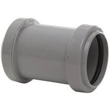 Waste 32mm Pushfit Straight Coupling Grey