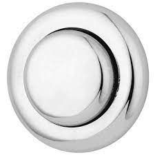 Thomas Dudley Royal 51mm Vantage Single Flush Round Push Button Chrome