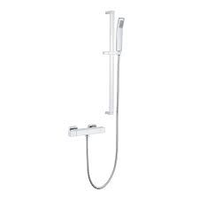 Pure Thermostatic Bar Shower With Slide Rail Kit (Chrome)