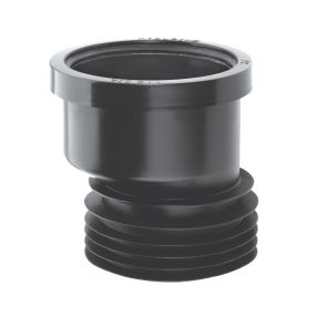 McAlpine Offset Drain Connector (110mm) (Black)
