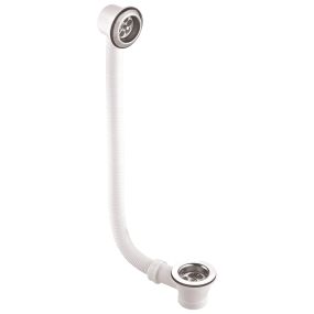 McAlpine Bath Waste and Overflow Stainless Steel (1.1/4 Inch)