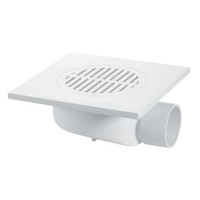 McAlpine Untrapped Floor Gully White