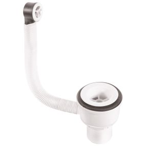 McAlpine Vanity Basin Waste and Overflow (1.1/4 Inch) (White)