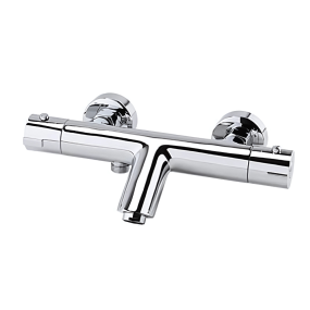 D2 Wall Monted Bath Shower Mixer Tap (Chrome)