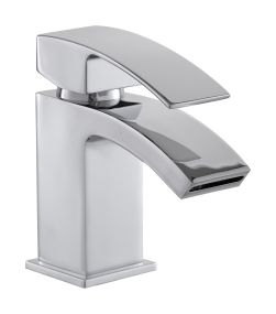 KINLIN Mono Basin Mixer Tap with Click Clack Slotted Waste (Chrome)