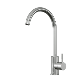 TIVOLI Single Lever Kitchen Mixer Tap (Brushed Steel)