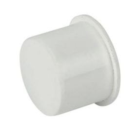 Waste Pushfit 40mm Socket Plug White