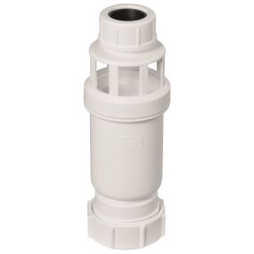 McAlpine Tundish with Self Closing Valve (15/22mm x 1.1/4 Inch)