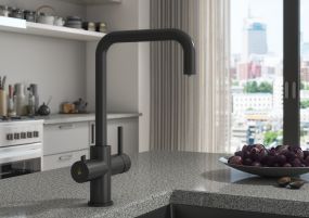 LeoNova 3 in 1 Instant Hot Water Tap with Boiler and Filter (Matt Black)