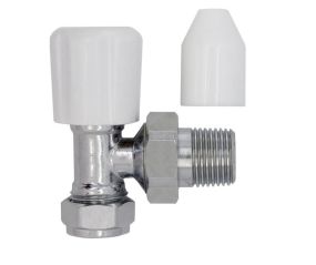 10mm Chrome Plated Angled Lockshield and Wheelhead Cap