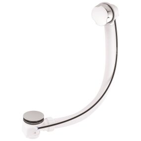 McAlpine Mushroom Pop Up Bath Waste Brass (1.1/2 Inch) (Chrome Plated)