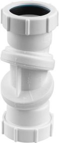Plastic Compression 90 Degree Adjustable Bend (40mm) (White)