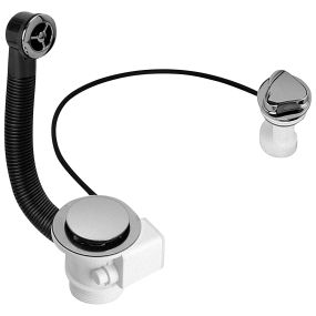 McAlpine Pop Up Sink Waste with Overflow (1.1/2 Inch) (Chrome Plated)