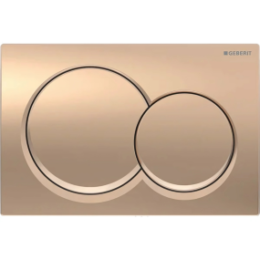Geberit Alpha01 Round Flush Plate (Dual Flush) (213 x 16 x 142mm) (Red Gold)