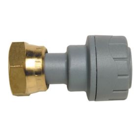 Polyplumb Enhanced 15mm x 1/2 Inch Straight Tap Connector