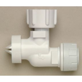 Polyplumb Enhanced 15mm x 1/2 Inch Bent 90 Degree Service Valve
