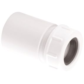 McAlpine Overflow Adaptor (1.1/4 Inch Plain Tail x 3/4 Inch)