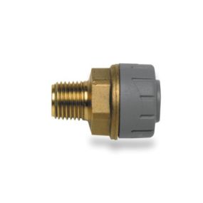 Polyplumb Enhanced 22mm x 3/4 Inch Male Inch BSP Adaptor