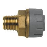 Polyplumb Enhanced 10mm x 3/8 Male Inch BSP Adaptor