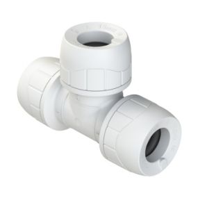 Polyplumb Enhanced 10mm Equal Tee White