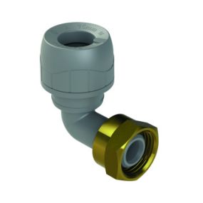Polyplumb Enhanced 15mm x 1/2 Inch Bent Tap Connector